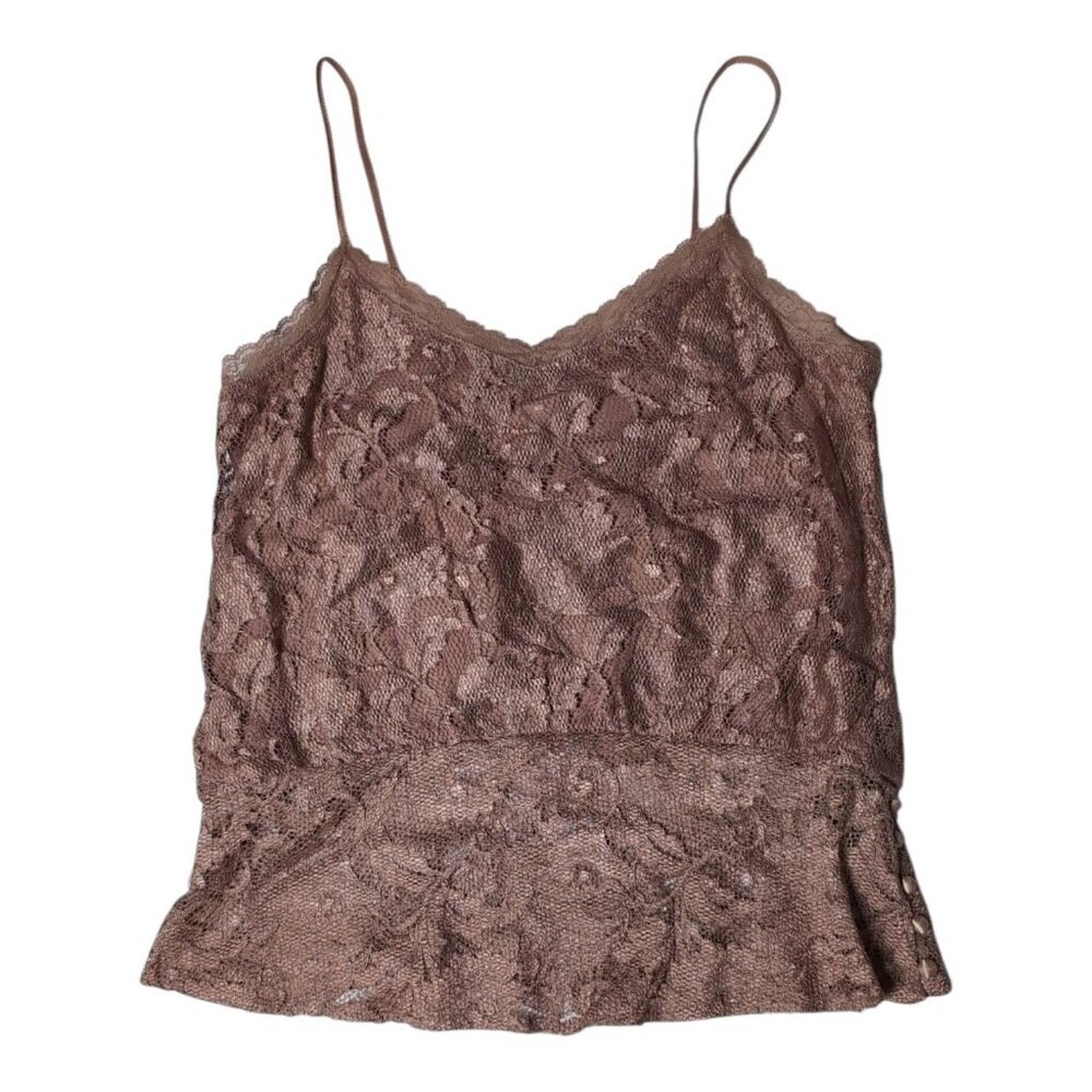 Vintage‎ Y2K Lace Camisole Top Banana Republic Womens Small Going Out Coquette